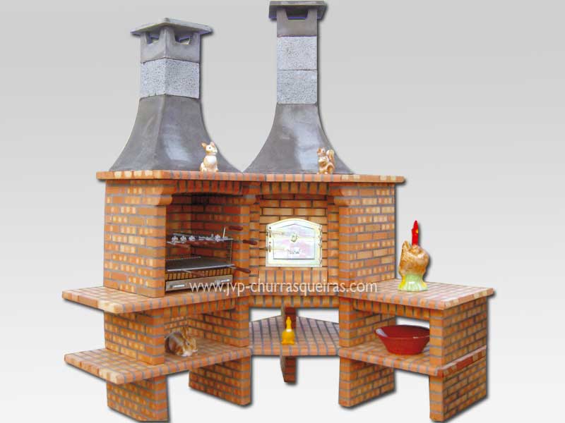 Brick Barbecue 26, Manufacture Garden Brick Barbecue Grill, BBQ in refractory bricks, Brick barbecues Grill, BBQ nice price, Cheap BBQ