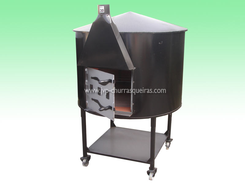 Oven 29, mobile furnaces, Clay and Metal, with chimney, Manufacture Garden Brick Barbecue Grill, Brick ovens, manufacturers, ovens manufacturer